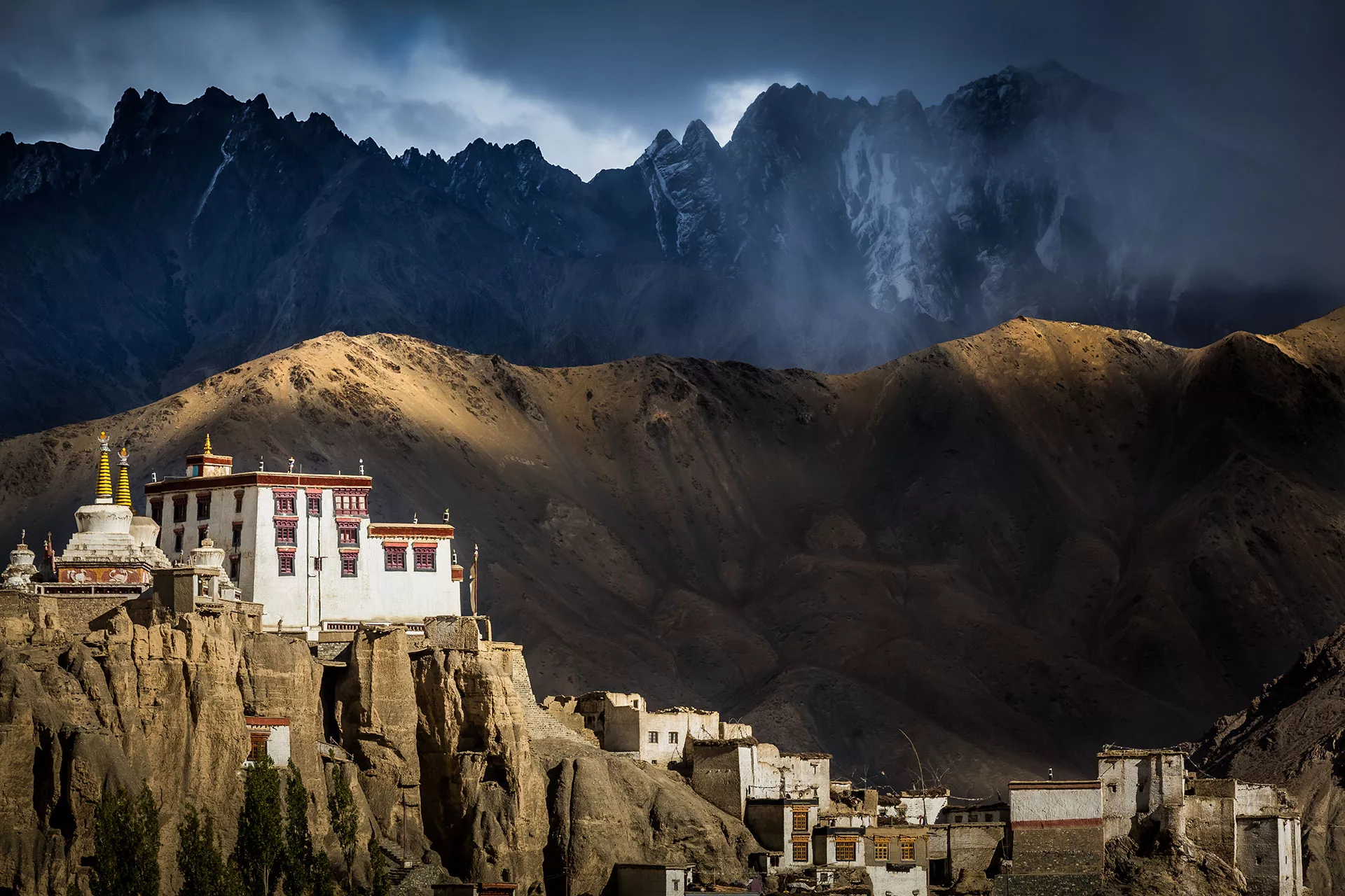 Lamayuru buddhista kolostora az indiai Himalájában Ladakhban