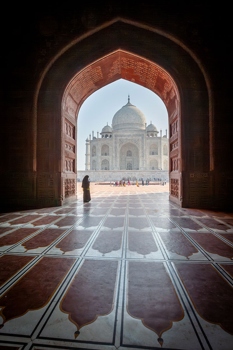 Taj Mahal Agrában Indiában