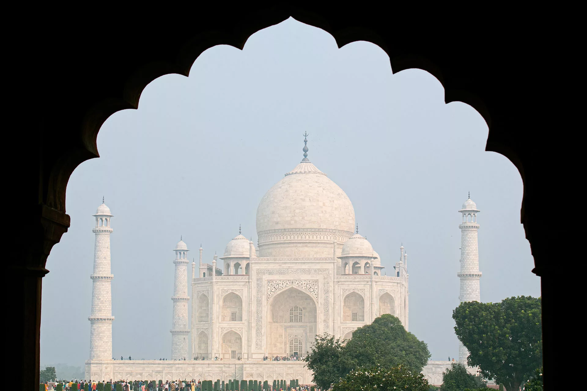 A Taj Mahal Agrában