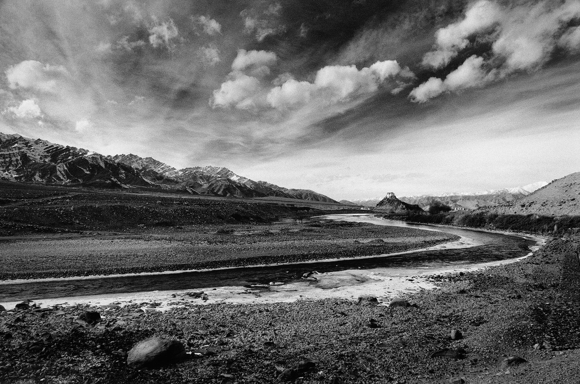 Ladakh, India, Tibet, Stakna kolostor, Indus folyó