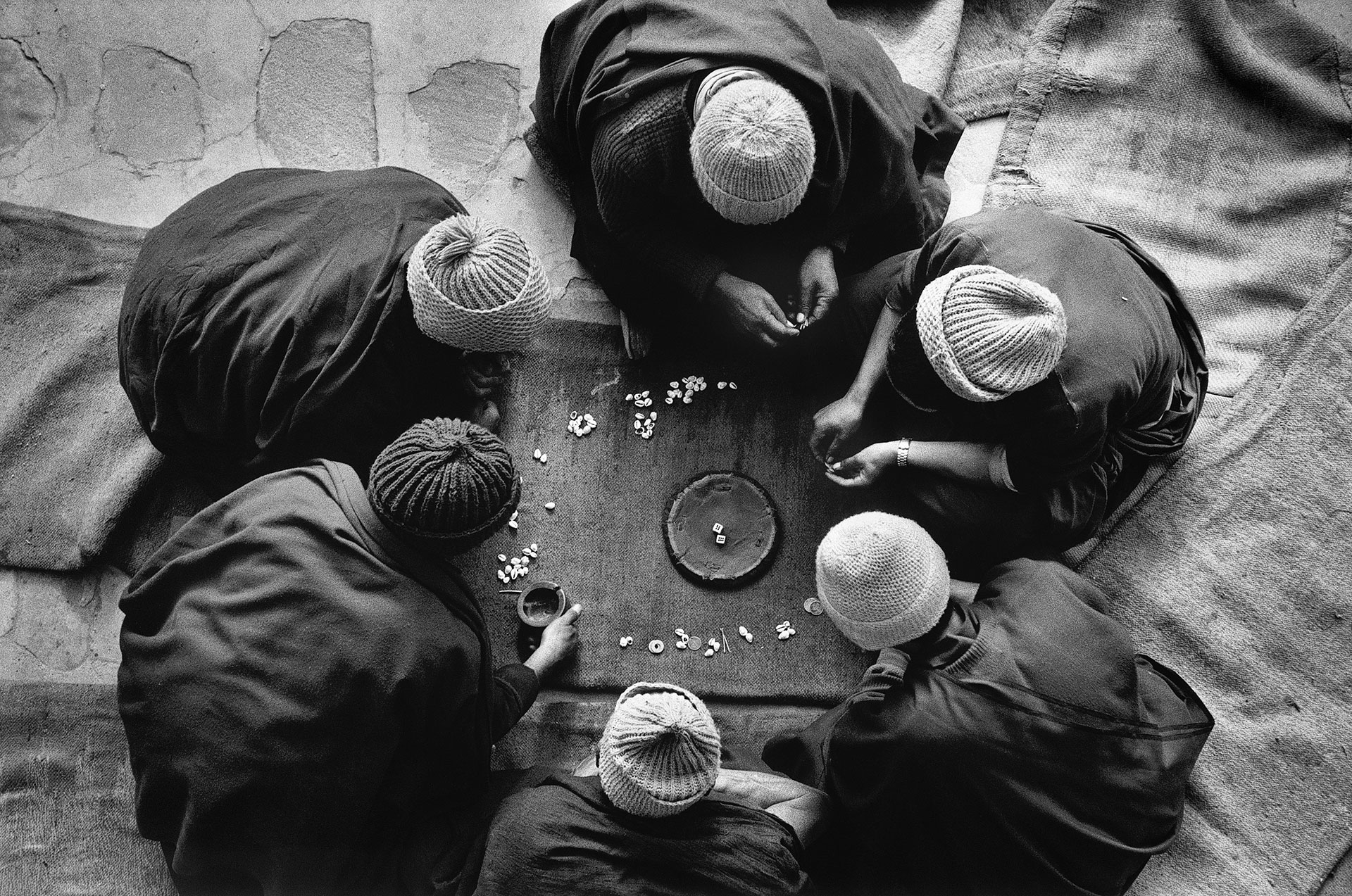 Ladakh, India, Tibet, buddhista szerzetesek