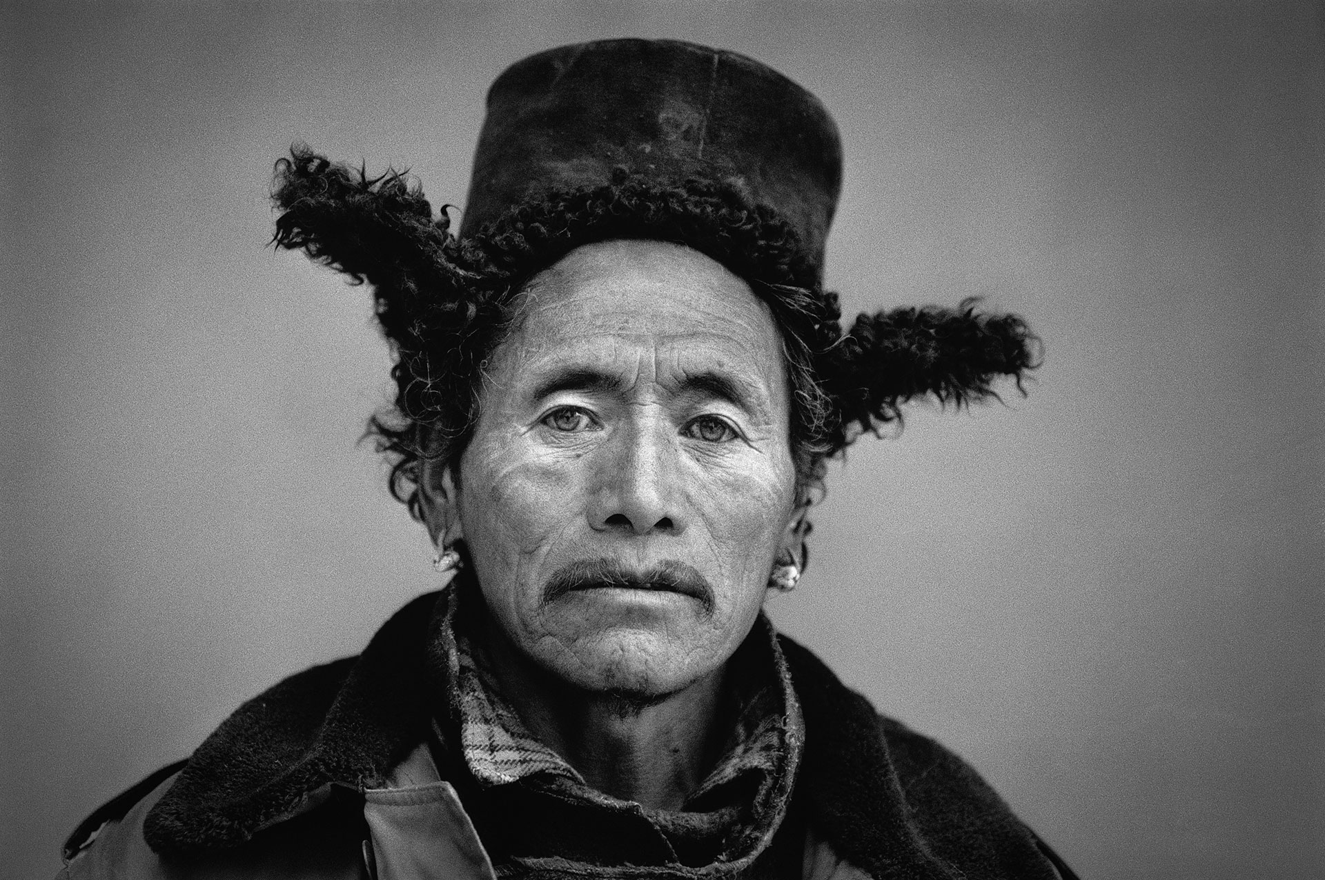 Ladakh, India, Tibet, Thikse portré