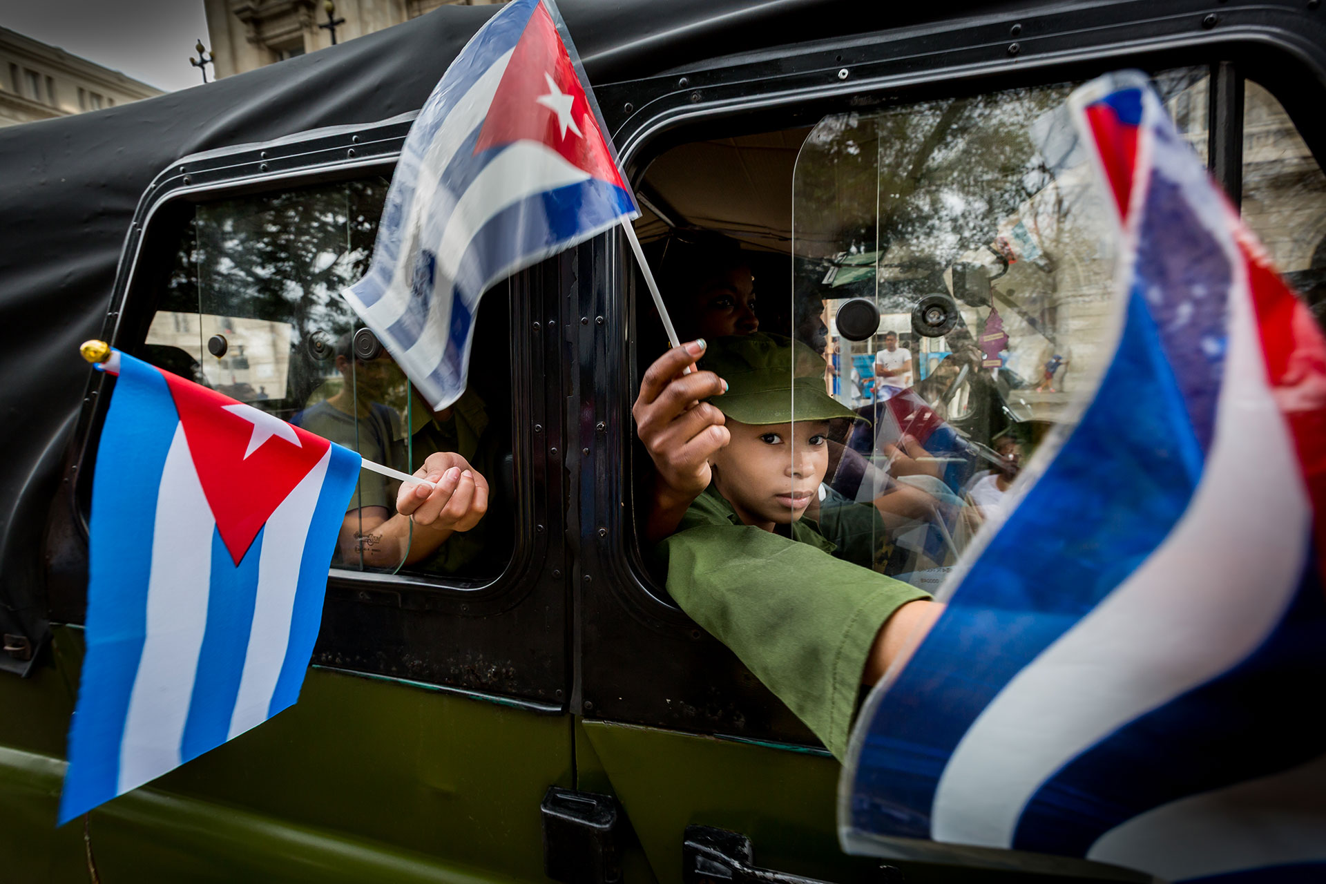 Havanna, Jose Marti születésnapi felvonulás
