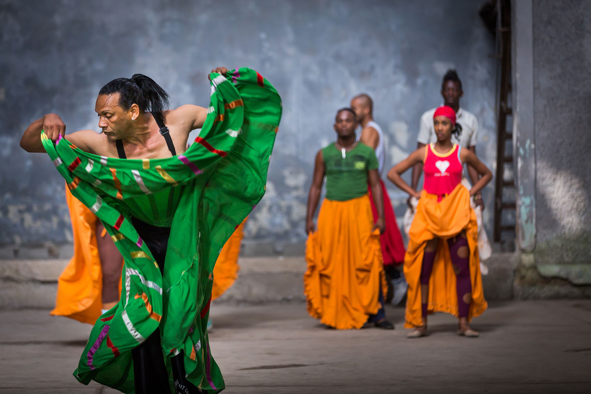 Cuba, Havana, compania de danza „Raizes Profundas”, calle Consulado y Animas, director Raiza Jimenez 052 539 698